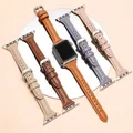 Bracelet cuir fin pour Apple Watch 38 à 49 mm – 2