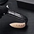 Bracelet cuir gaufré affaires pour Apple Watch 38 à 45 mm – 5