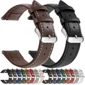 Bracelet cuir grainé 18 à 22 mm dégagement rapide – 1
