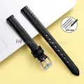 Bracelet cuir lézard fin 8 à 16 mm – Couleur du bracelet Black-Silver