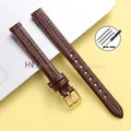 Bracelet cuir lézard fin 8 à 16 mm – Couleur du bracelet Brown-Gold