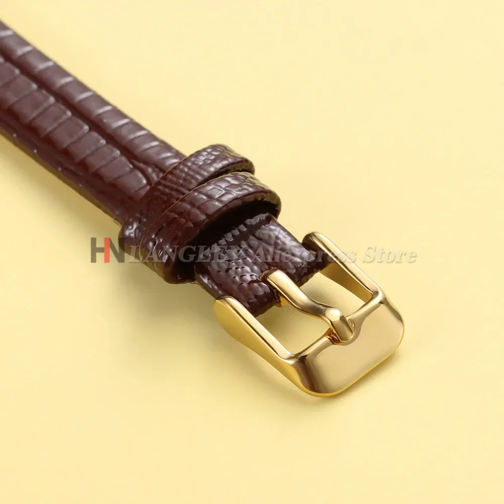 Bracelet cuir lézard fin 8 à 16 mm