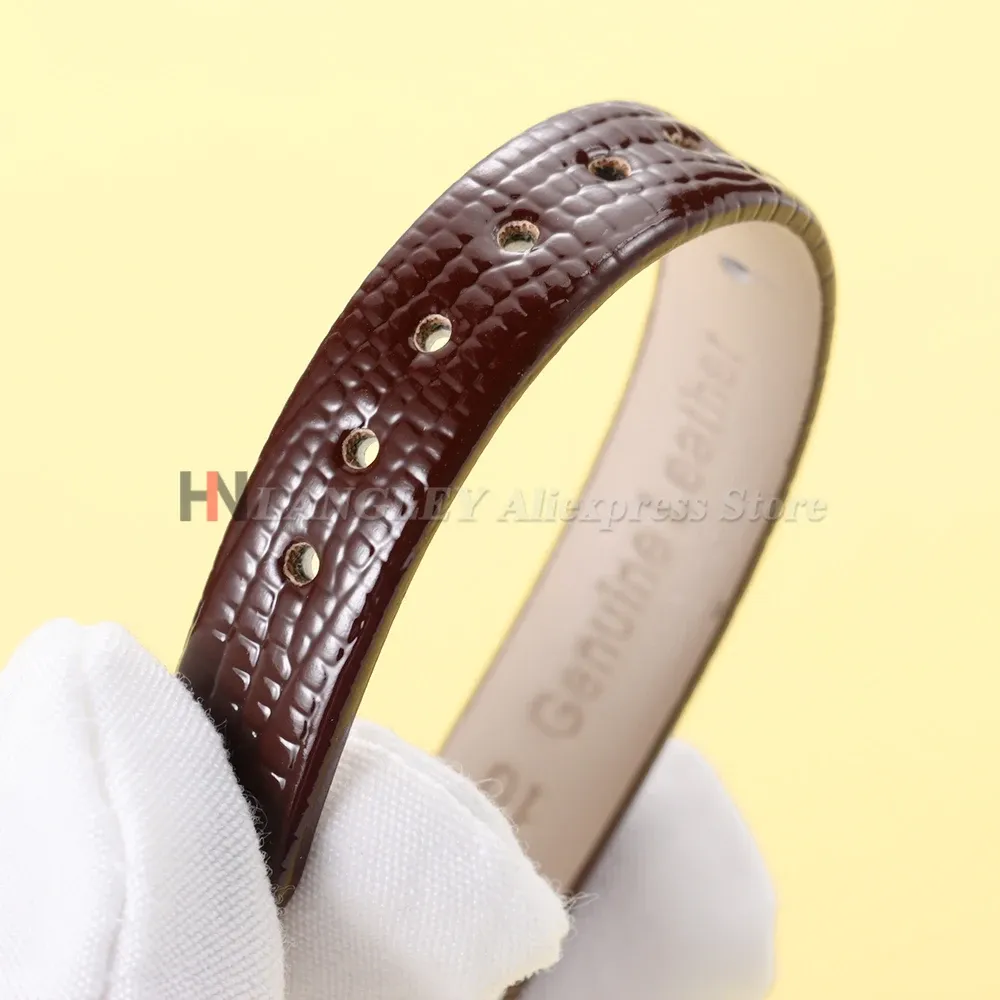 Bracelet cuir lézard fin 8 à 16 mm