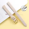 Bracelet cuir lézard fin 8 à 16 mm – Couleur du bracelet khaki-Gold