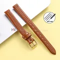 Bracelet cuir lézard fin 8 à 16 mm – Couleur du bracelet Light Brown-Gold