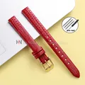 Bracelet cuir lézard fin 8 à 16 mm – Couleur du bracelet Red-Gold