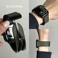 Bracelet cuir magnétique pour Apple Watch 38 à 49 mm – 4