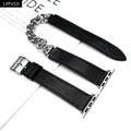 Bracelet cuir métal double tour 38 à 49 mm Apple Watch – 5