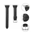 Bracelet cuir mince pour Apple Watch 38 à 49 mm – 5