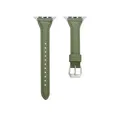 Bracelet cuir mince pour Apple Watch 38 à 49 mm – Couleur du bracelet menthe