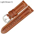 Bracelet cuir mode 18 à 24 mm – Couleur du bracelet Marron clair S
