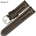Bracelet cuir mode 18 à 24 mm – Couleur du bracelet Vert S