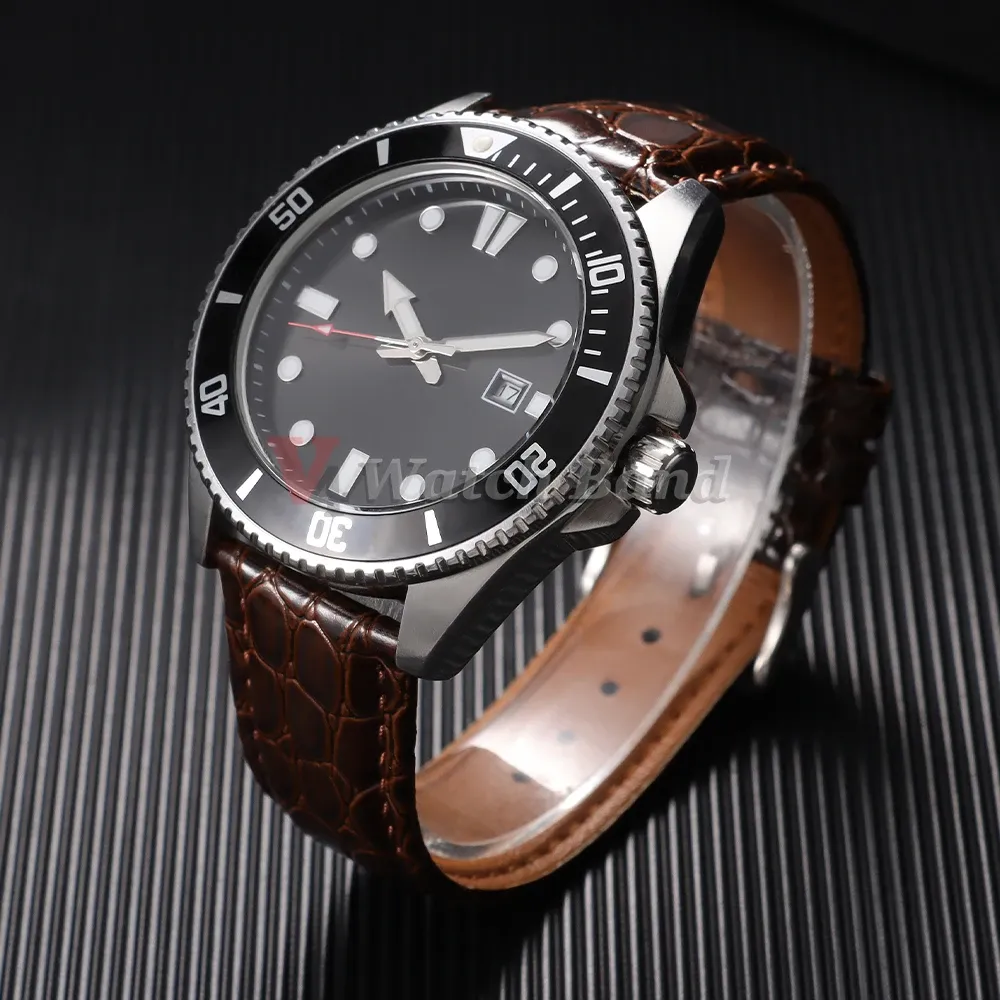Bracelet cuir motif crocodile 12 à 22 mm décontracté