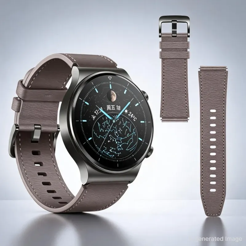 Bracelet cuir pour Huawei GT2 Pro 22 mm sport