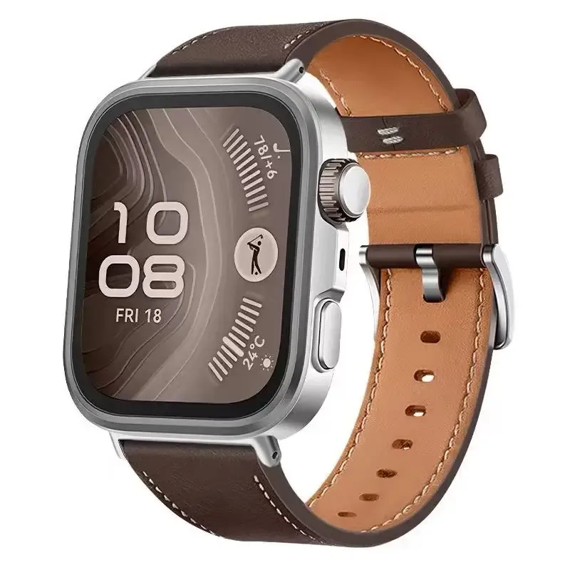 Bracelet cuir pour Huawei Watch Fit 4 et 5