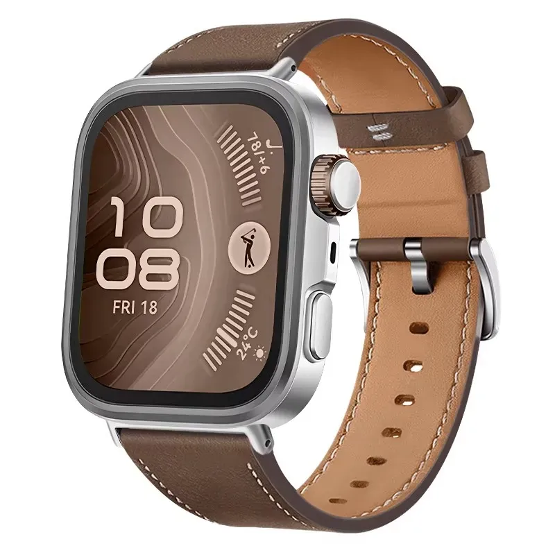 Bracelet cuir pour Huawei Watch Fit 4 et 5