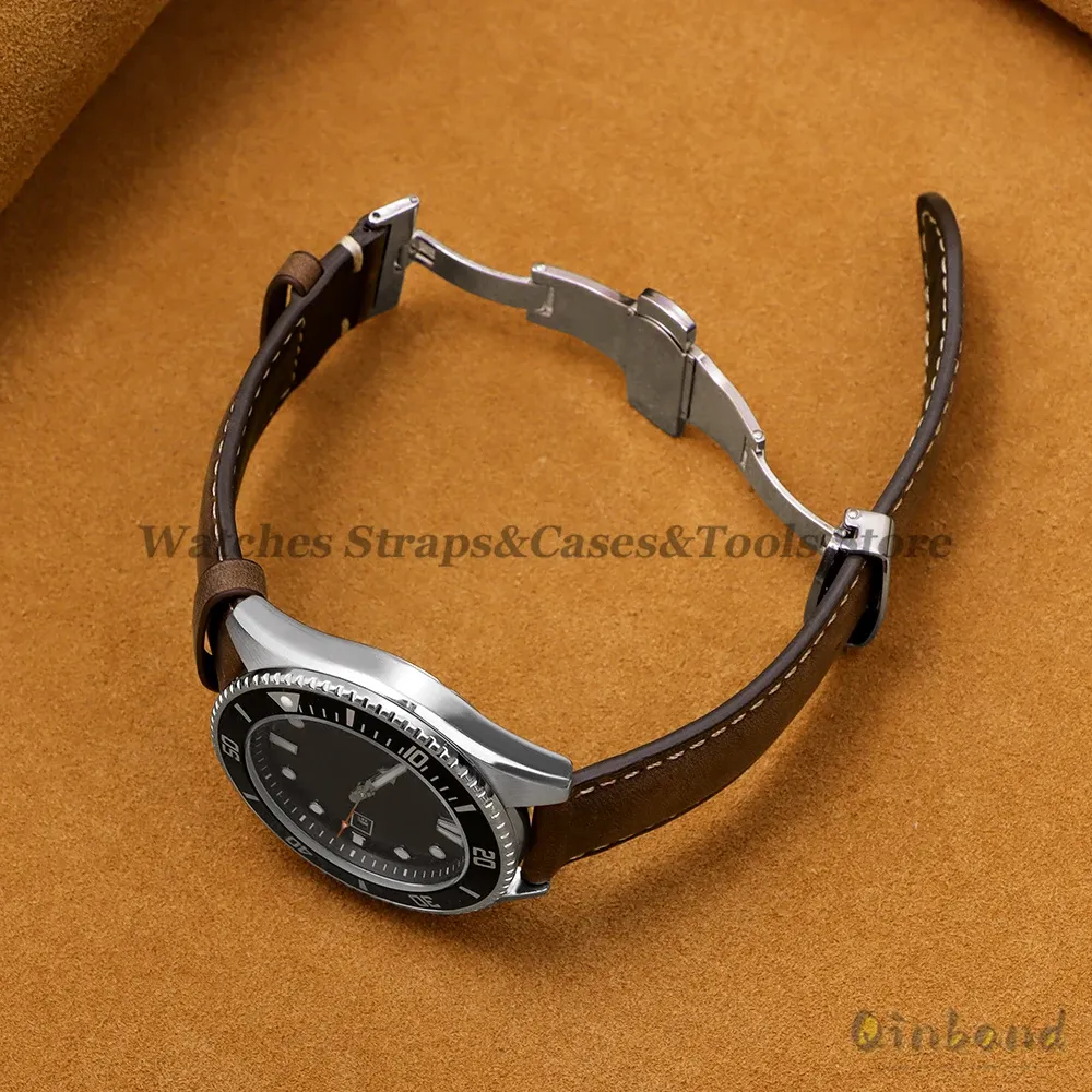 Bracelet cuir pour montre 14 à 24 mm