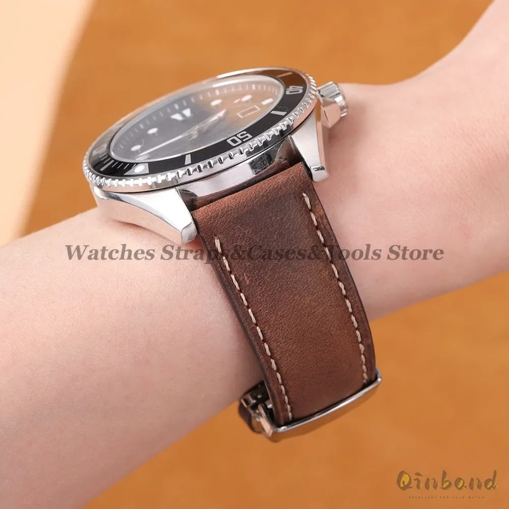 Bracelet cuir pour montre 14 à 24 mm