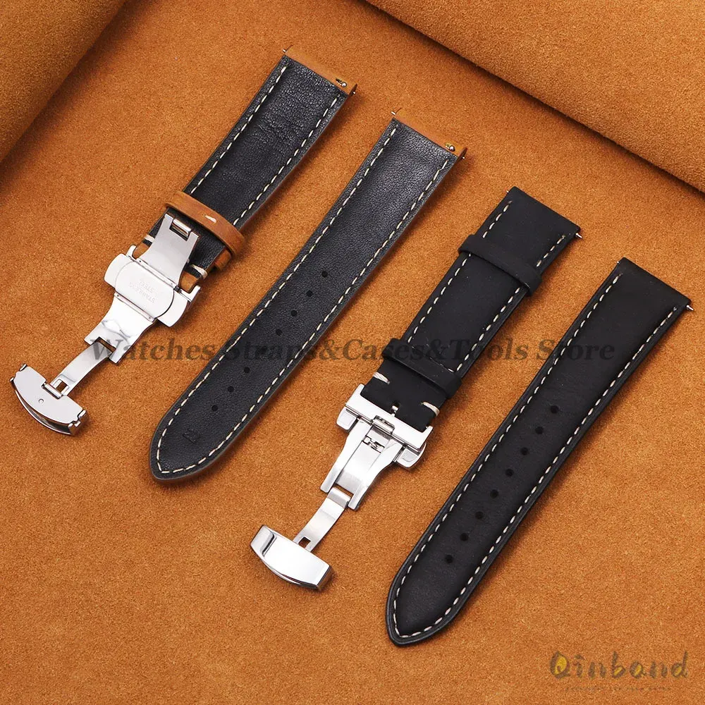 Bracelet cuir pour montre 14 à 24 mm