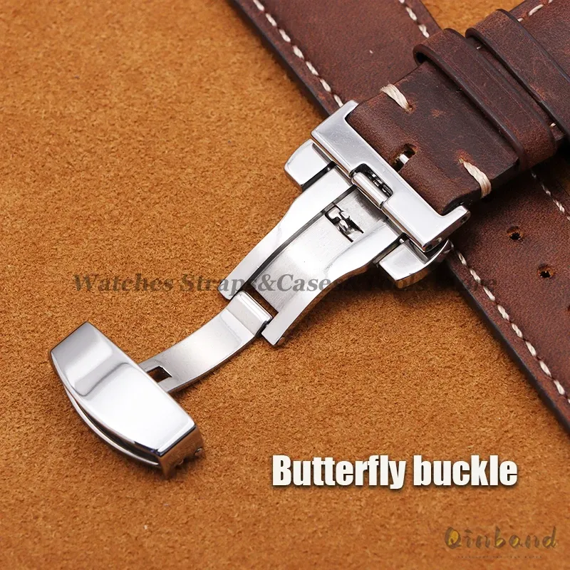Bracelet cuir pour montre 14 à 24 mm