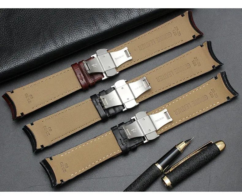 Bracelet cuir pour montre 20 à 24 mm