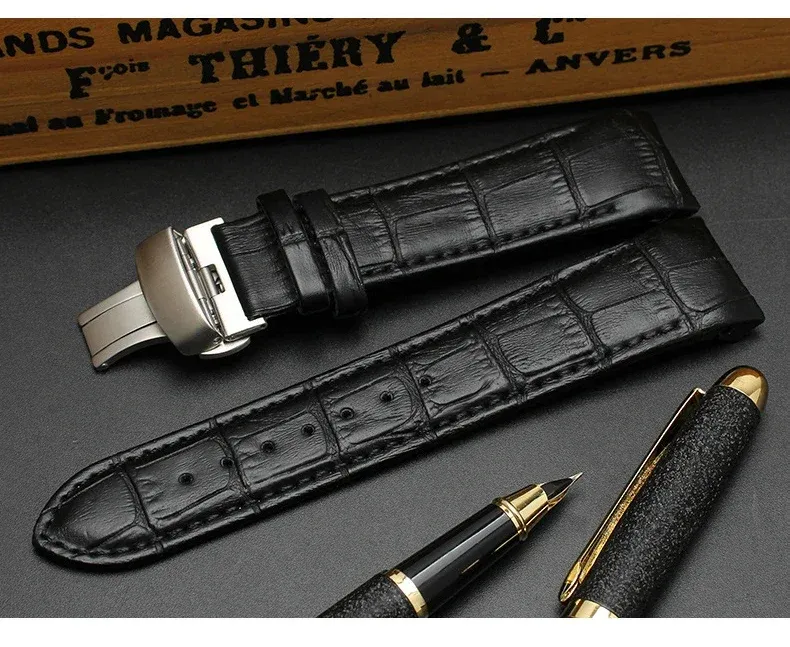 Bracelet cuir pour montre 20 à 24 mm