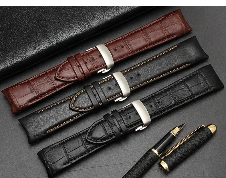 Bracelet cuir pour montre 20 à 24 mm