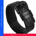 Bracelet cuir pour montre 24 mm – Band Color Black black black