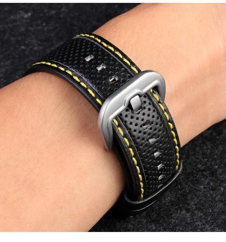 Bracelet cuir pour montre 24 mm