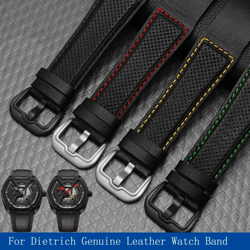 Bracelet cuir pour montre 24 mm