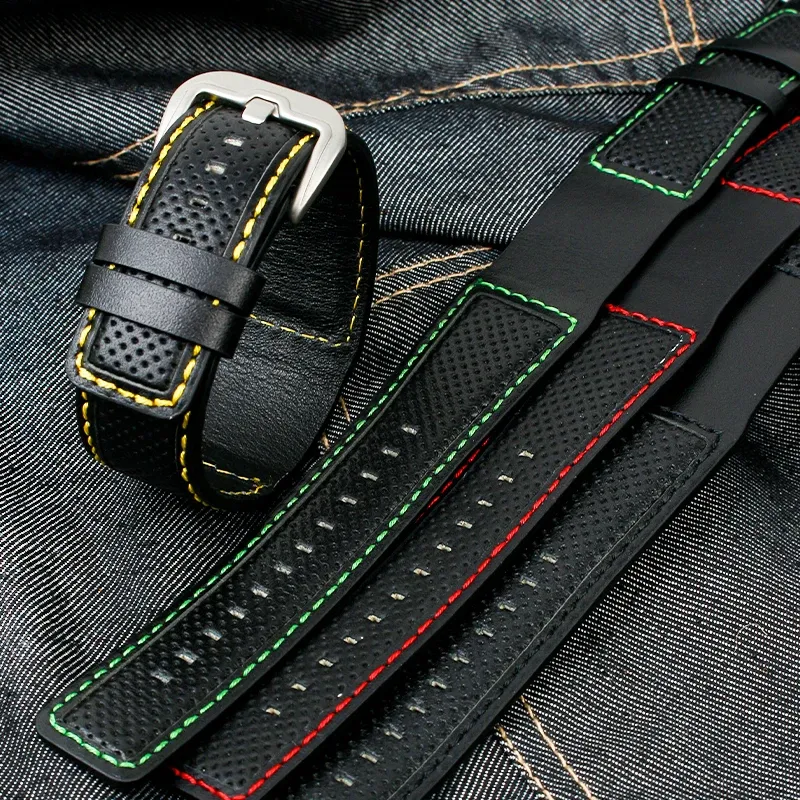 Bracelet cuir pour montre 24 mm