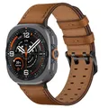 Bracelet cuir pour Samsung Galaxy Watch Ultra – Couleur du bracelet 5 brown