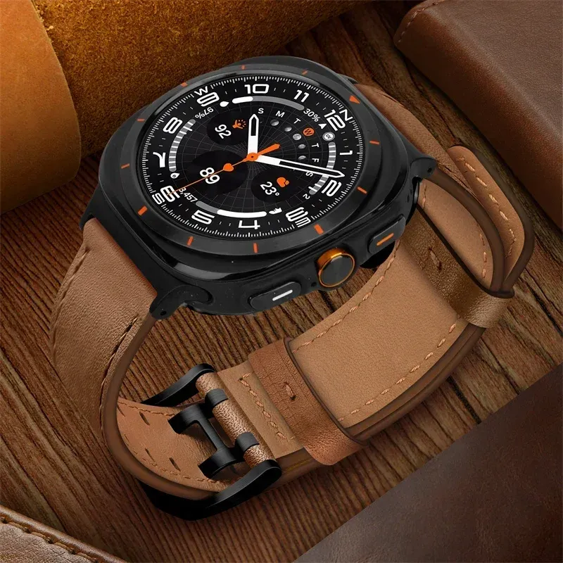 Bracelet cuir pour Samsung Galaxy Watch Ultra