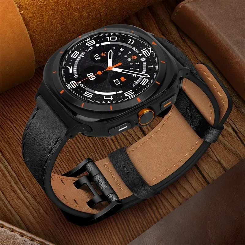Bracelet cuir pour Samsung Galaxy Watch Ultra