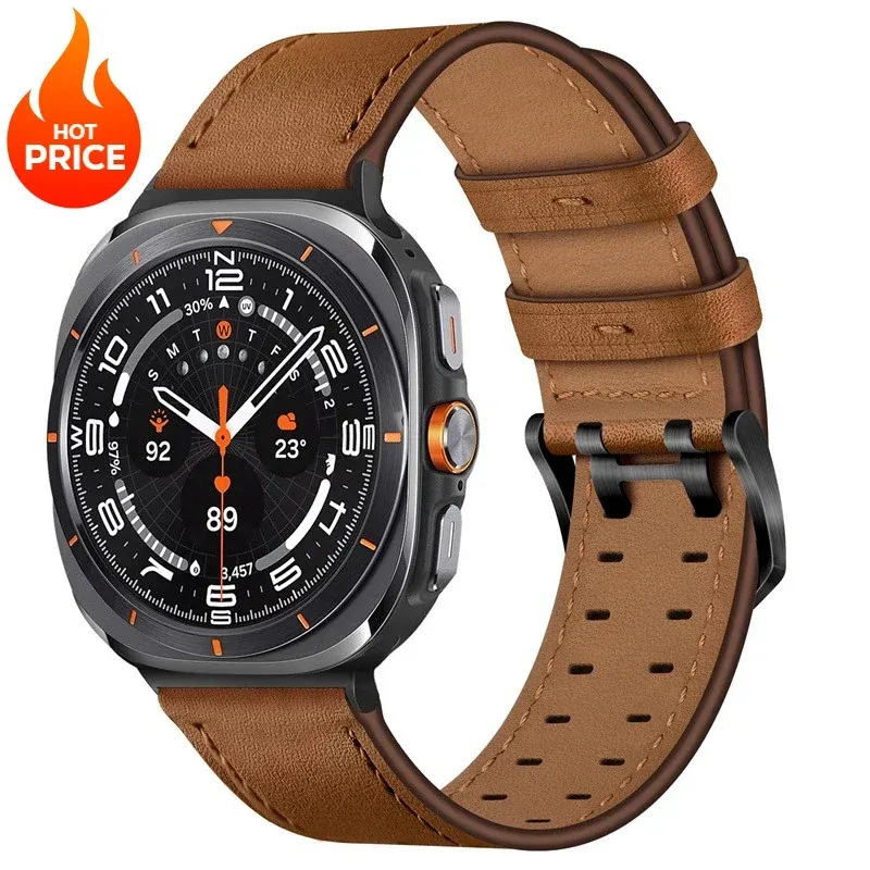 Bracelet cuir pour Samsung Galaxy Watch Ultra