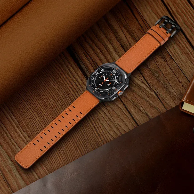 Bracelet cuir pour Samsung Galaxy Watch Ultra