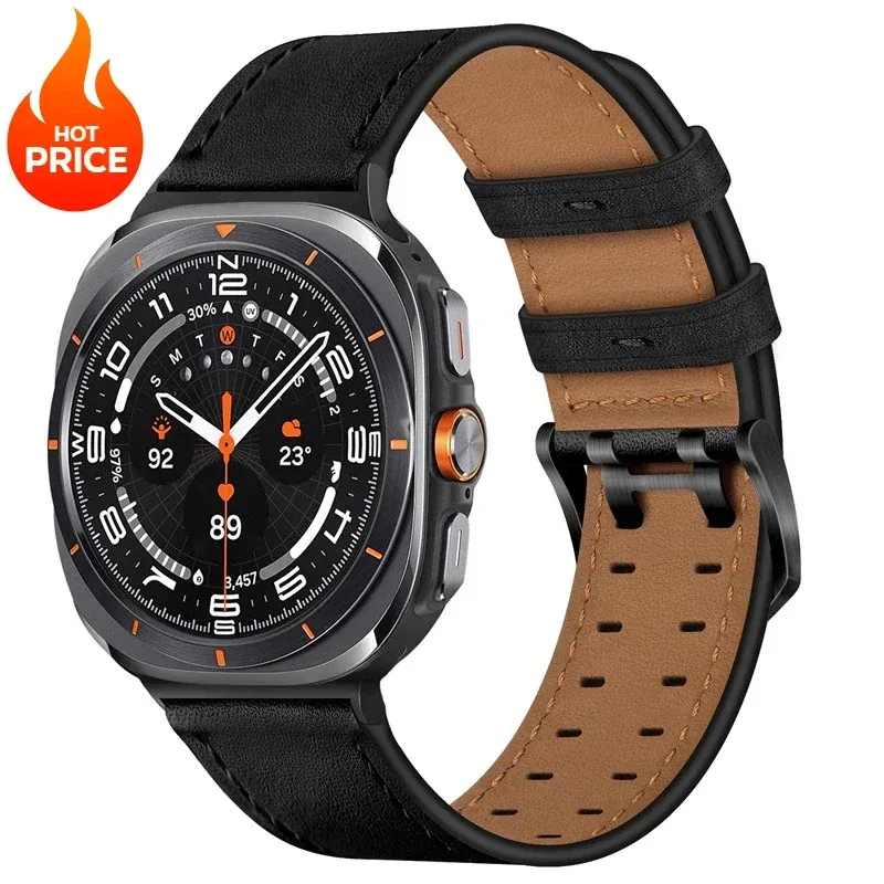 Bracelet cuir pour Samsung Galaxy Watch Ultra