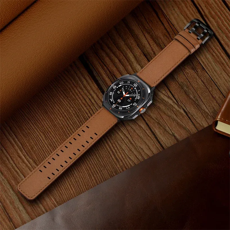 Bracelet cuir pour Samsung Galaxy Watch Ultra