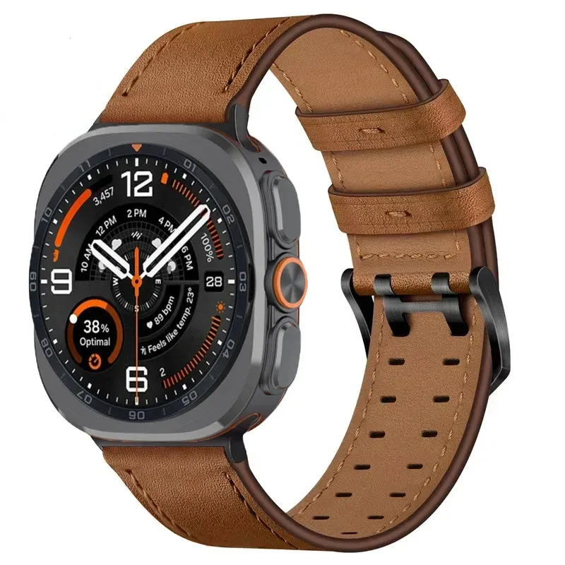 Bracelet cuir pour Samsung Galaxy Watch Ultra