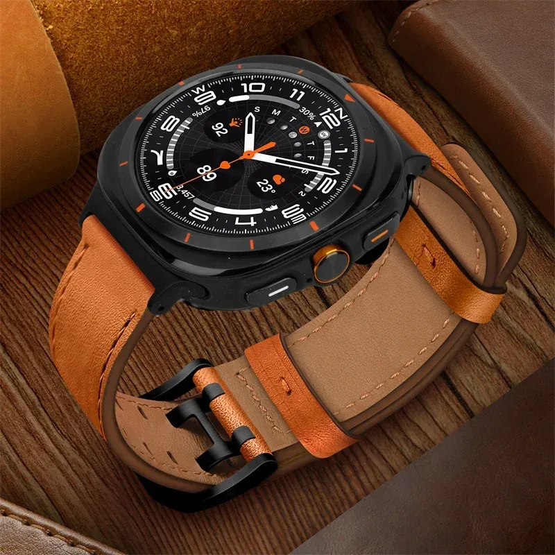 Bracelet cuir pour Samsung Galaxy Watch Ultra
