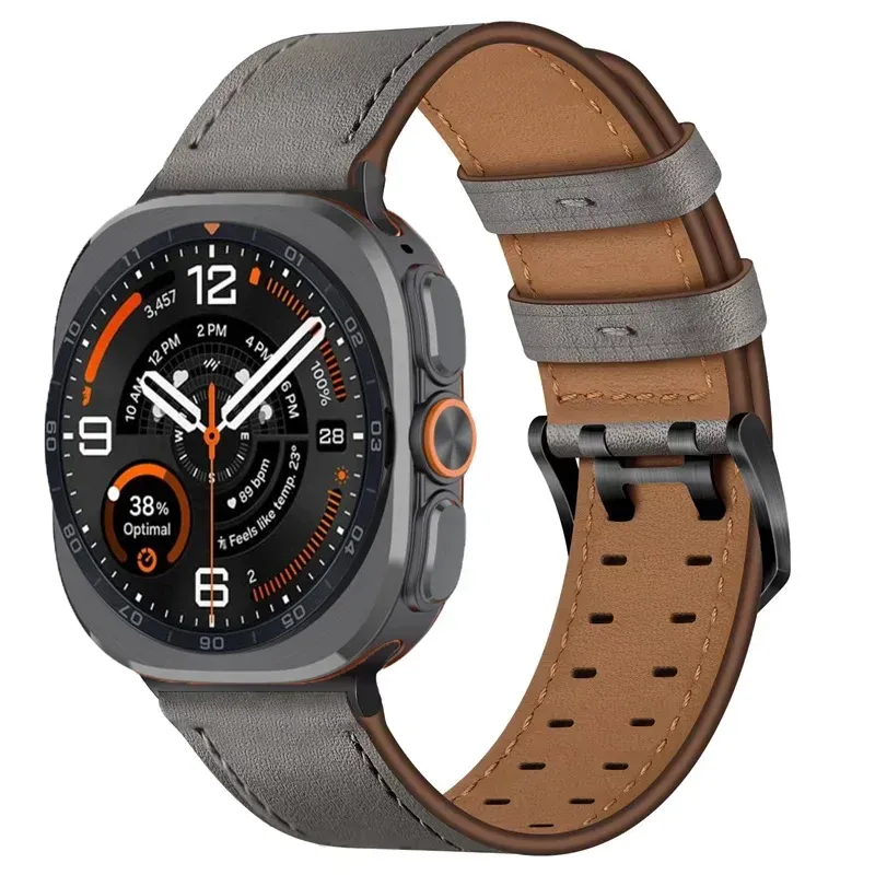 Bracelet cuir pour Samsung Galaxy Watch Ultra