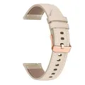 Bracelet cuir PU 18 mm pour Huawei GT5 – Couleur du bracelet Apricot