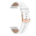 Bracelet cuir PU 18 mm pour Huawei GT5 – Couleur du bracelet White