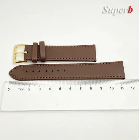 Bracelet cuir PU souple 12 à 22 mm