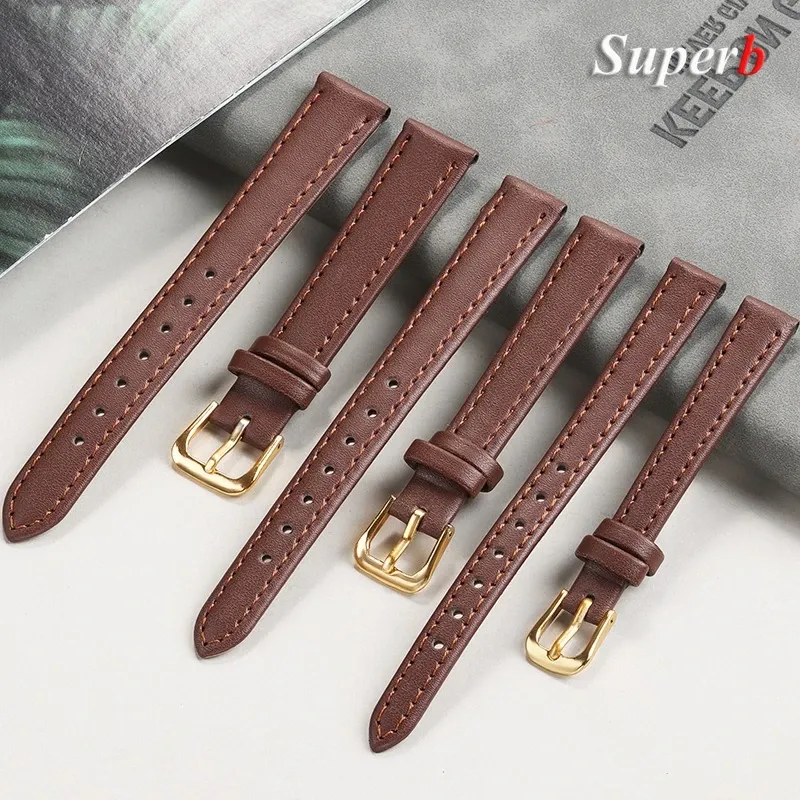 Bracelet cuir PU souple 12 à 22 mm