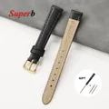 Bracelet cuir PU souple 12 à 22 mm – Couleur du bracelet Noir-or