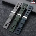 Bracelet cuir respirant pour montre 18 à 24 mm – 2
