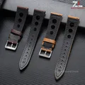 Bracelet cuir respirant pour montre 18 à 24 mm – 4