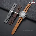 Bracelet cuir respirant pour montre 18 à 24 mm – 5