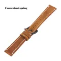 Bracelet cuir rétro haut de gamme 18 à 24 mm – 5